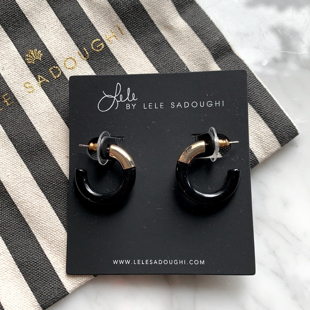 Lele Sadoughi Hoop Earings